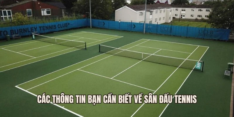 Các thông tin bạn cần biết về sân đấu tennis