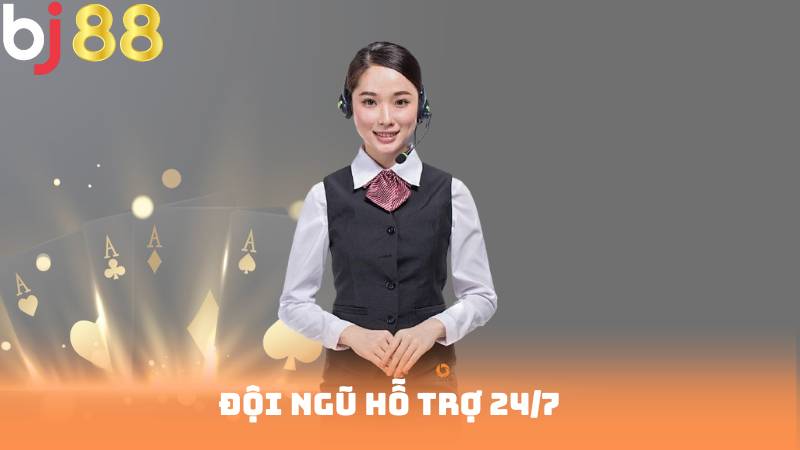 Đội ngũ hỗ trợ 24/7
