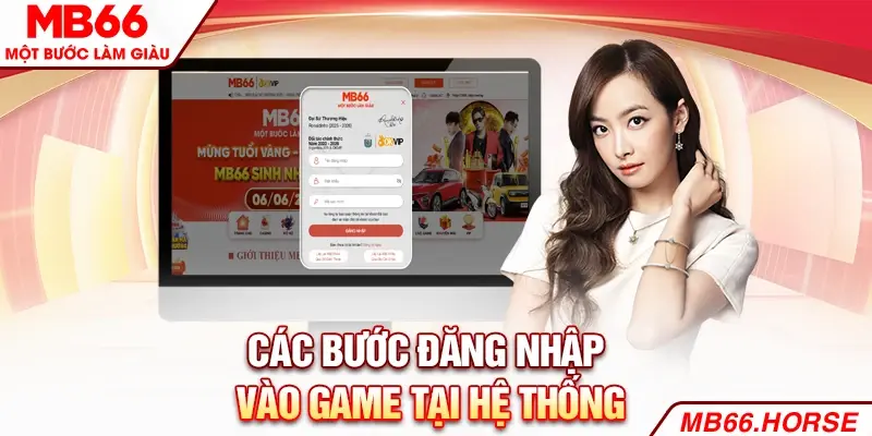 Các bước đăng nhập vào game tại hệ thống